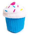 Zippy Paws Blue Cupcake Plush Dog Toy