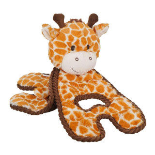 Petstages Cuddle Tugs Giraffe Dog Toy