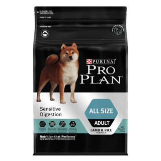 Purina Pro Plan Adult Sensitive Digestion 2.5kg Lamb & Rice Formula Dog Dry Food