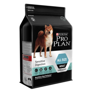 Purina Pro Plan Adult Sensitive Digestion 2.5kg Lamb & Rice Formula Dog Dry Food