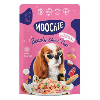 Moochie Casserole with Salmon Beauty Skin and Coat 85g Dog Wet Food