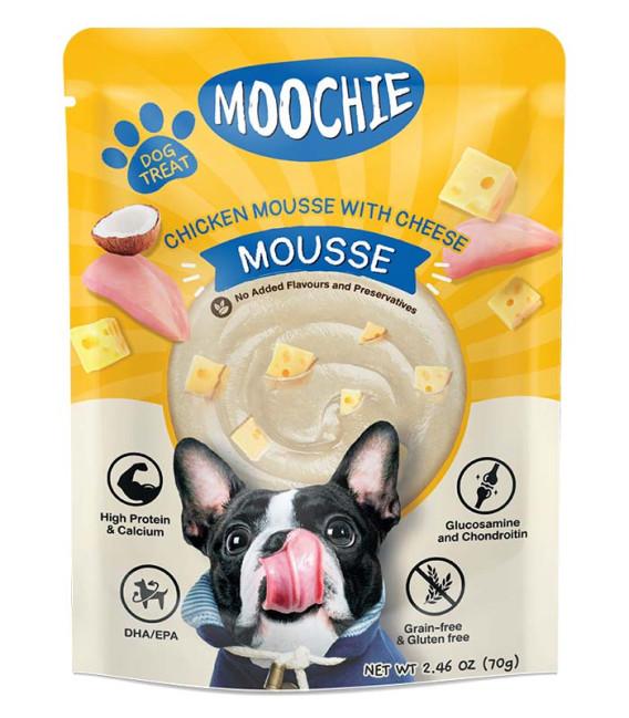 Moochie Mousse with Cheese 70g Dog Treats