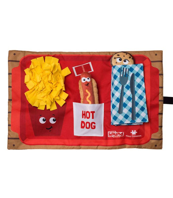 Nina Ottosson Activity Matz Fast Food Fun Puzzle Dog Mat