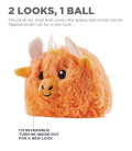 Outward Hound Reversi-Balls YAK Orange Spike Ball Dog Toy
