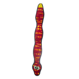 Outward Hound Tough Seamz Snake Red Dog Toy - LARGE