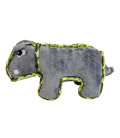 Outward Hound Xtreme Seamz Hippo Turquoise Dog Toy - Medium