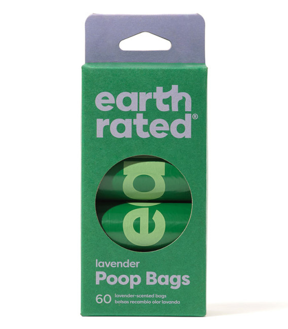 Earth Rated Refill Rolls - Scented (60 Poop Bags on 4 Rolls)