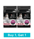 Purina Pro Plan Adult Sensitive Skin & Coat 2.5kg Medium & Large Breed Dog Dry Food Buy 1, Get 1 Free