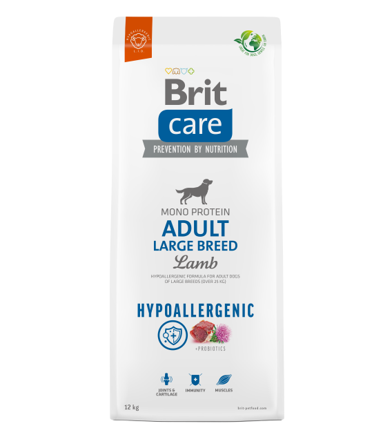 Brit Care Mono Protein Adult Large Breed Lamb Hypoallergenic Dog Dry Food