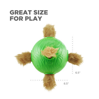 Nina Ottosson Dog Snuffle N' Treat Ball Puzzle Green Dog Toy