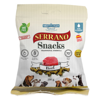 Serrano Snacks Beef 100g Soft Dog Treats