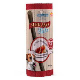 Mediterranean Natural Serrano Sticks Serrano Ham 12g x 16 Dog Treats
