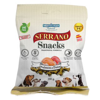 Serrano Snacks Salmon & Tuna 100g Soft Dog Treats