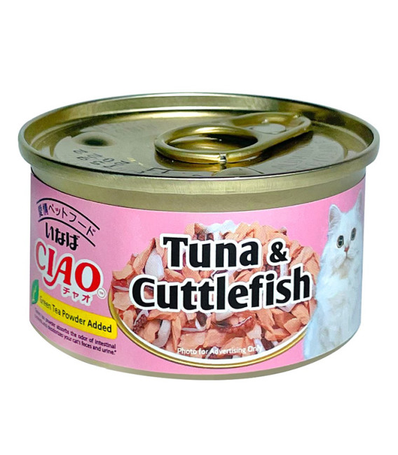 Ciao Tuna & Cuttlefish in Jelly 75g Cat Wet Food (A-03)