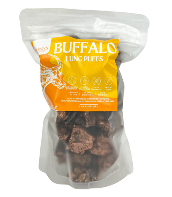 Harley's All-Natural Dehydrated Buffalo Lung Puffs Pet Treat 40g