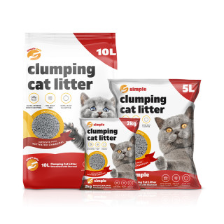 Simple Pets Activated Charcoal Clumping Cat Litter