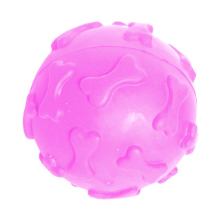 Doggo Squeaky Ball Pink Dog Toy