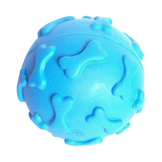 Doggo Squeaky Ball Blue Dog Toy
