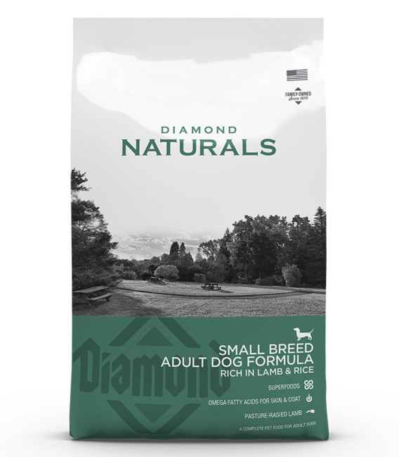 Diamond Naturals Small Breed Adult Dog Formula Rich in Lamb & Rice 7.5kg Dog Dry Food
