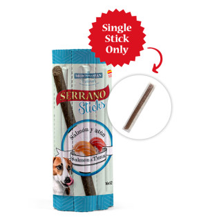 Serrano Sticks Salmon and Tuna (Single Stick) 12g Soft Dog Treats