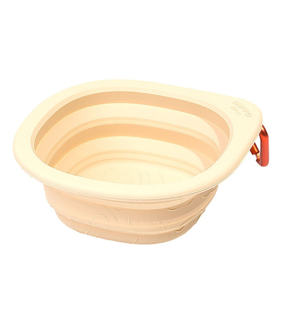 Zee.Dog Collapsible Biscotti Go Dog Bowl