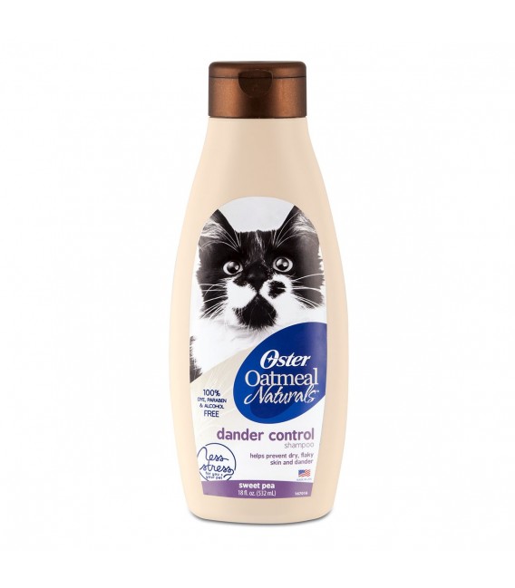 Oster Oatmeal Naturals Dander Control 532ml Cat Shampoo