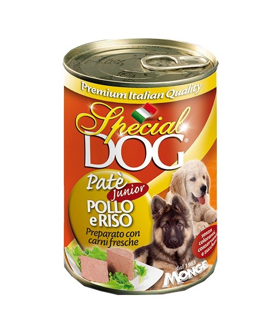 Special Dog Pate Junior with Chicken & Rice 400g Dog Wet Food