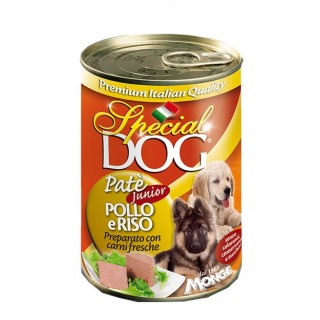 Monge Special Dog Pate Junior with Chicken & Rice 400g Dog Wet Food