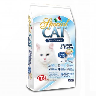 Monge Special Cat Chicken & Turkey (All Life Stages) 7kg Cat Dry Food