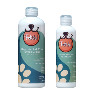 Fetch Organic Pet Care Neem Shampoo with Aloe Vera for Dogs & Cats
