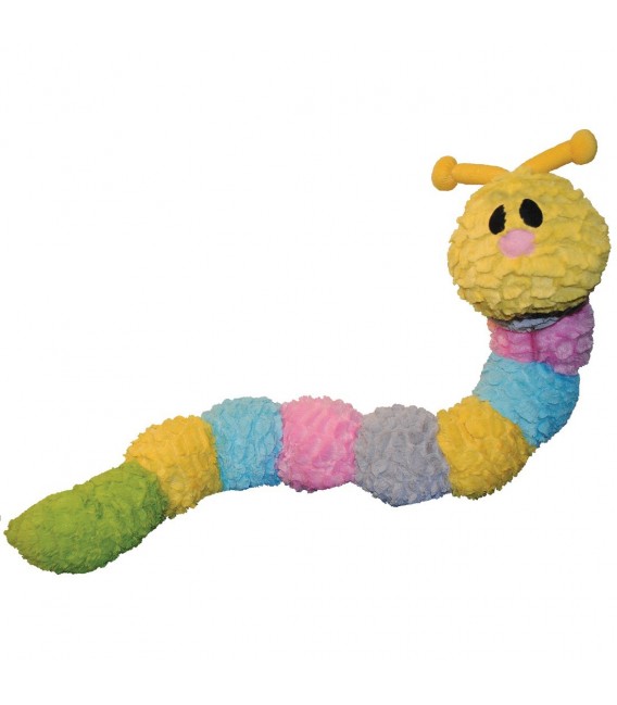 Patchwork Pet Pastel Caterpillar 20 inch Pet Toy