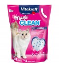 Vitakraft Magic Clean Dust Free Pearl Silica Lavender 5L Cat Litter