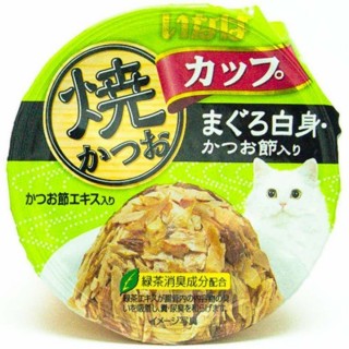 Inaba Yaki Katsuo Cup Tuna (Maguro) in Gravy Topping Sliced Bonito 70g Cat Wet Food (IMC-103)