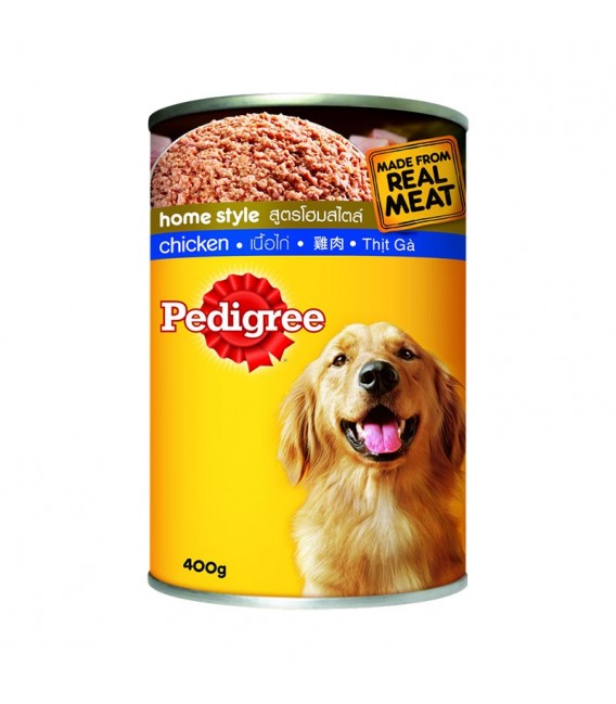 Pedigree Home Style Chicken Recipe 400g Dog Wet Food