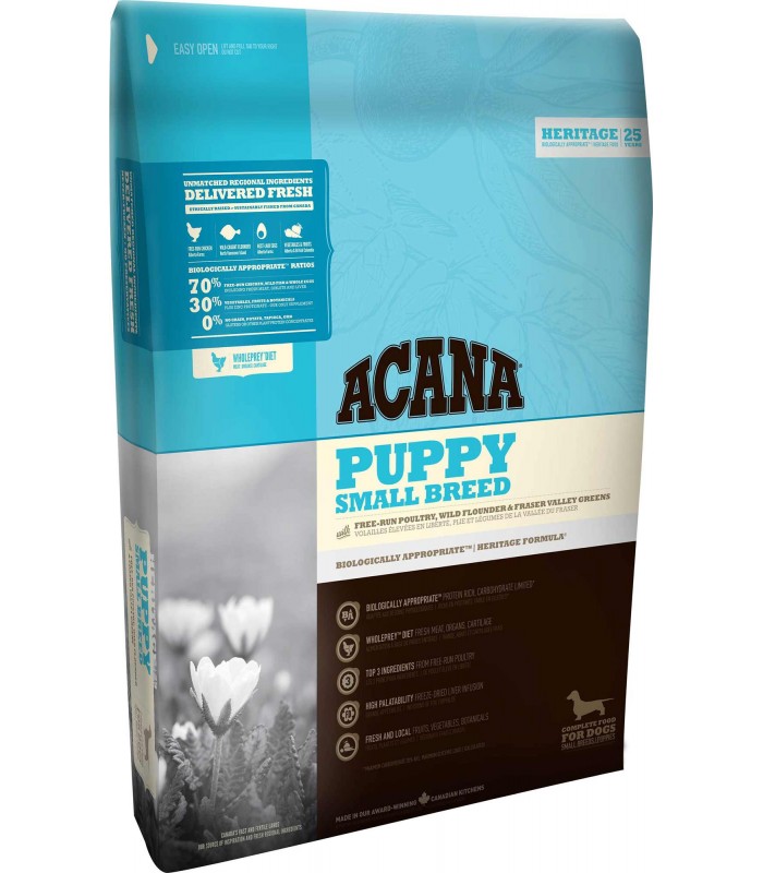 Acana Heritage Formula Puppy Small Breed Dog Dry Food