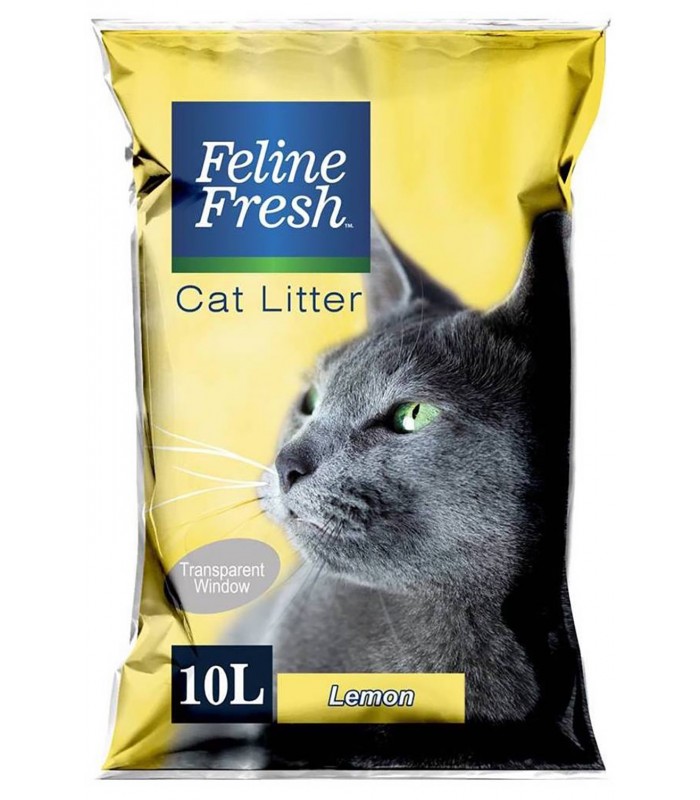 Feline Fresh Lemon Scent 10L Cat Litter Pet Warehouse Philippines