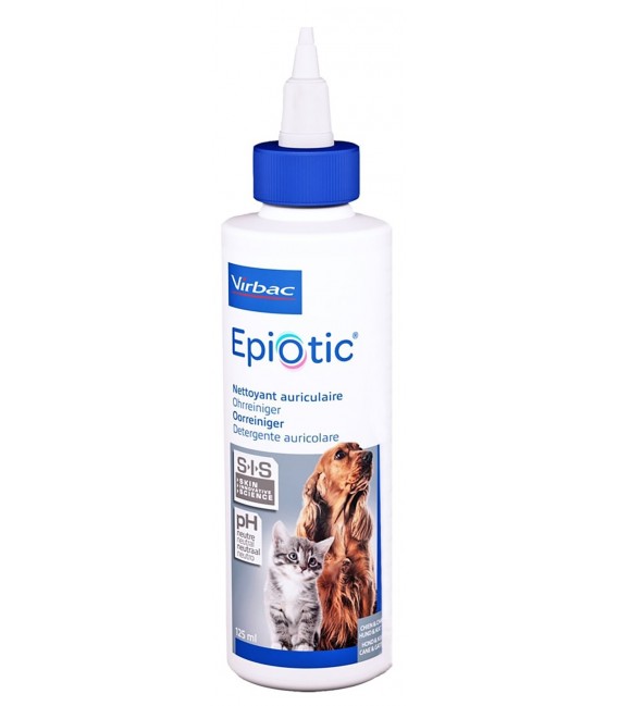 Virbac Epiotic 125ml Pet Ear Cleaner 