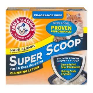 Arm & Hammer Super Scoop Fragrance Free 14 lbs (6.35kg) Cat Litter