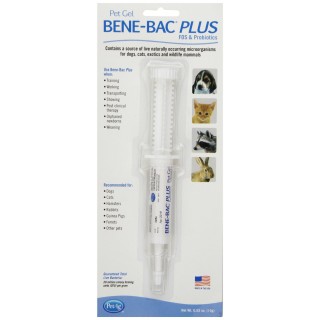 PetAg Bene-Bac Plus FOS & Probiotics 15g Pet Gel
