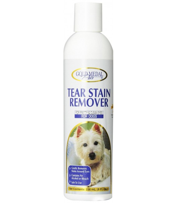 Gold Medal Pets Tear Stain Remover for Dogs and Cats, 8 oz.