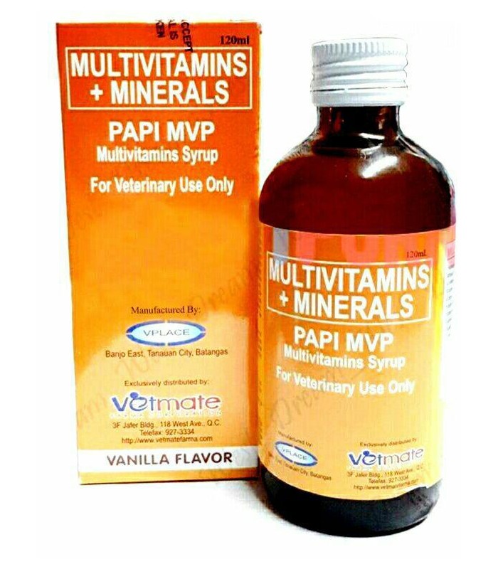 Papi MVP Multivitamins Syrup Vanilla 