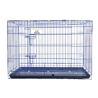 Petto Ai Collapsible Pet Cage - BLUE