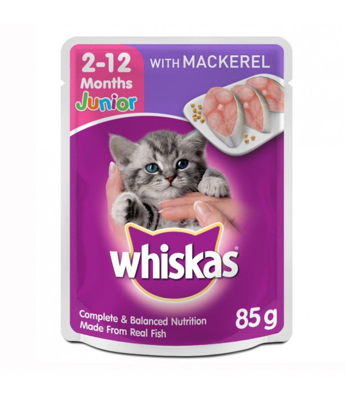 whiskas wet food pouches