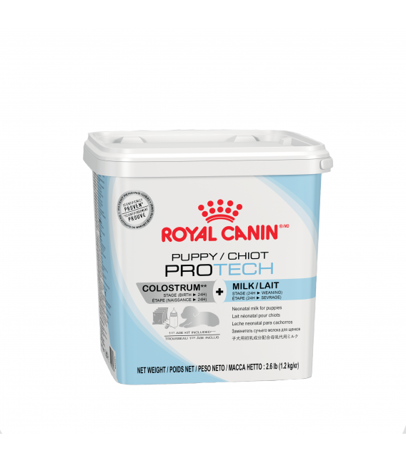 Royal Canin PUPPY PROTECH 300g (6 x 50g sachets) Puppy Milk Replacer with Nursing Kit