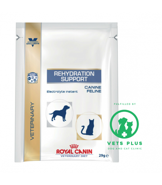 Royal Canin Canine Feline Veterinary Diet REHYDRATION SUPPORT 29g for Dogs & Cats