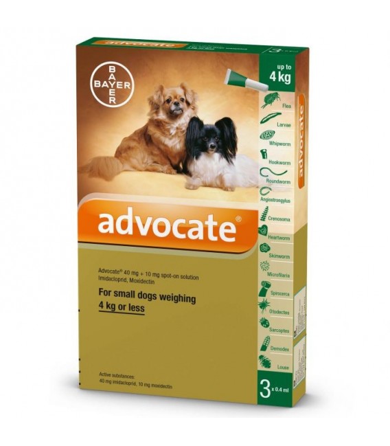 advocate flea heartworm and worm treatment for dogs