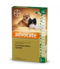 Advocate Flea & Tick Spot On for Small Dogs 4kg or less (3 x .4ml pipettes)