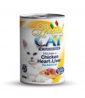 Monge Special Cat Mousse with Chicken Heart & Liver 400g Cat Wet Food