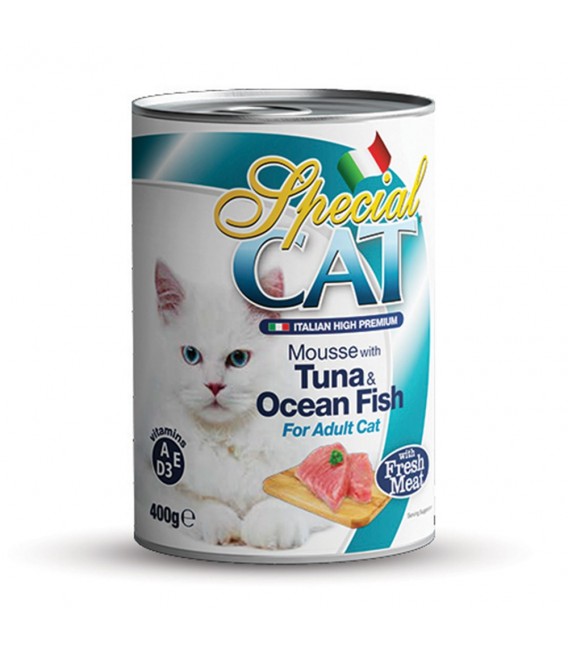 Monge Special Cat Mousse with Tuna & Oceanfish 400g Cat Wet Food - Pet Warehouse  Philippines