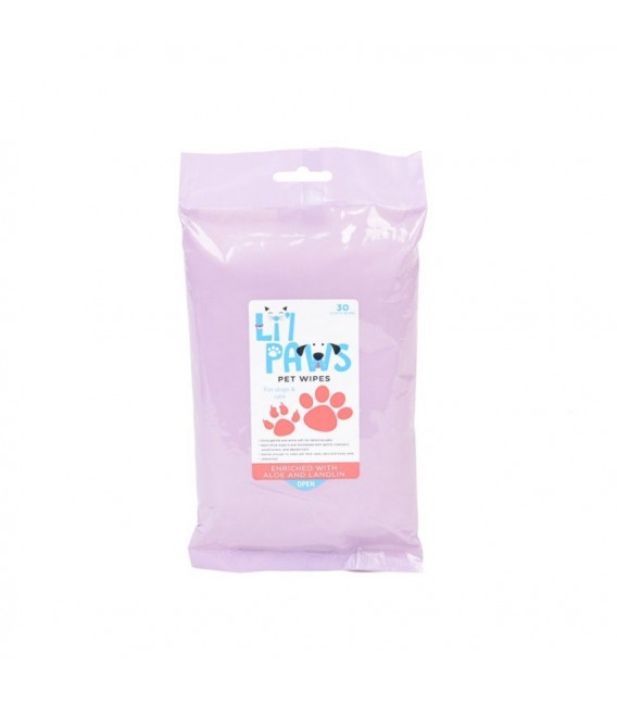 Lil Paws 70's Pet Wipes for Dogs & Cats